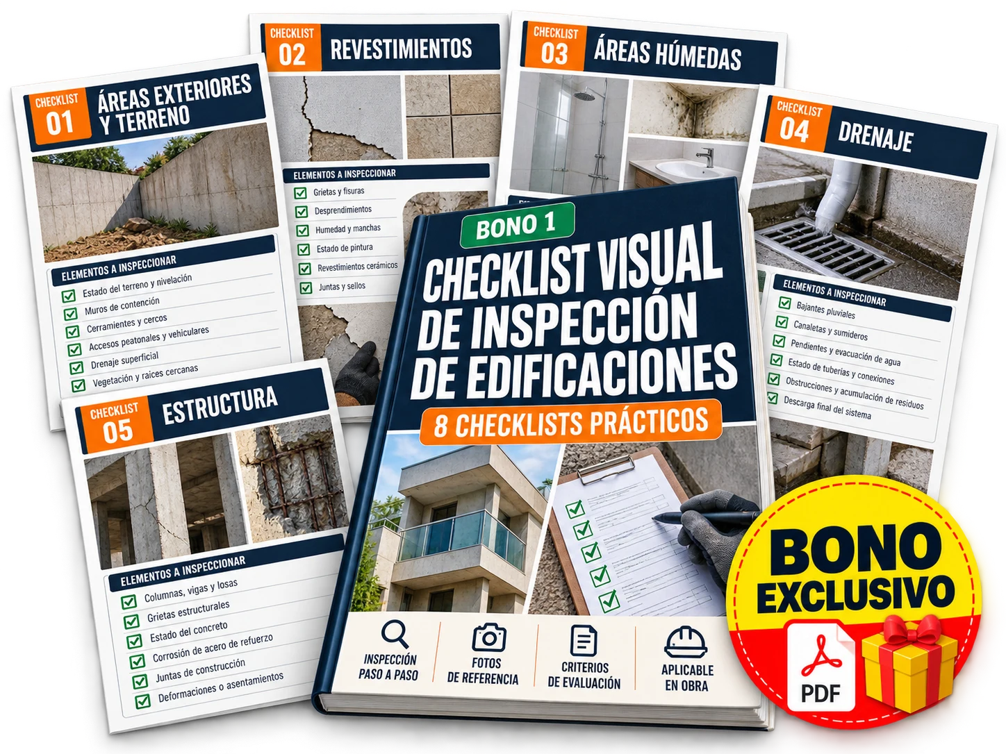 Mockup del bono 1 — Checklist Visual de Inspeção de Edificações