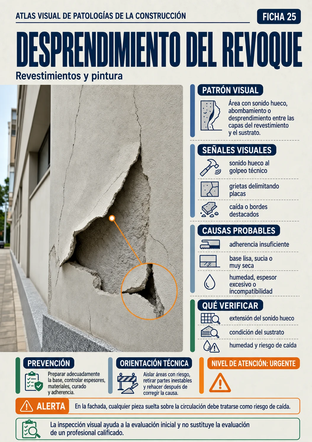 Vista previa 6 del Atlas: desprendimiento de revoque