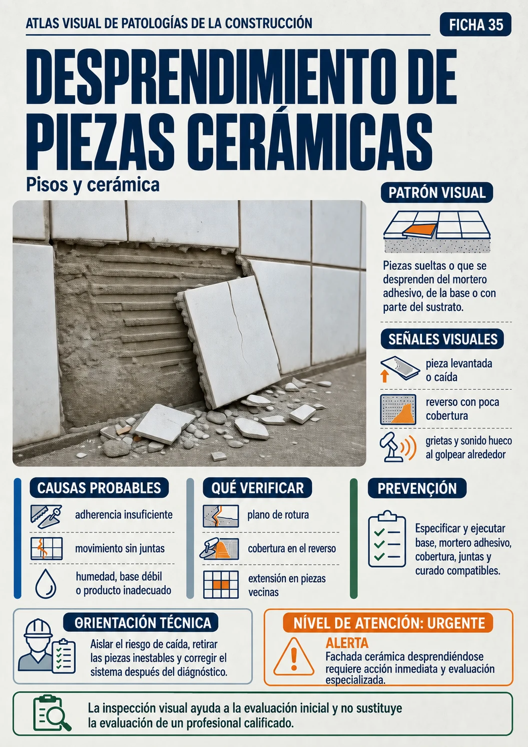 Vista previa 8 del Atlas: desprendimiento de placas cerámicas